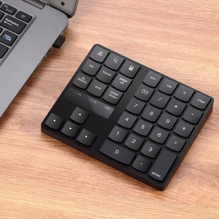 Lisslune | 2.4G USB Wireless Numeric Keypad 35 Keys Charging Digital Keyboard Notebook Laptop Mini Numeric Keypad