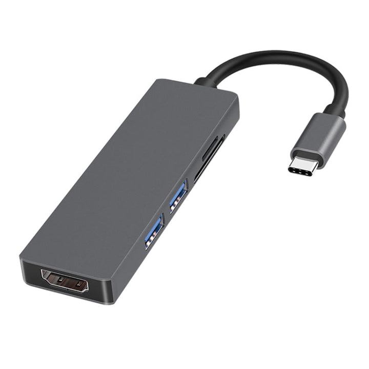 Lisslune | 5 in 1 Type-c to HDMI + 2 x USB 3.0 + SD / TF card slot HUB adapter