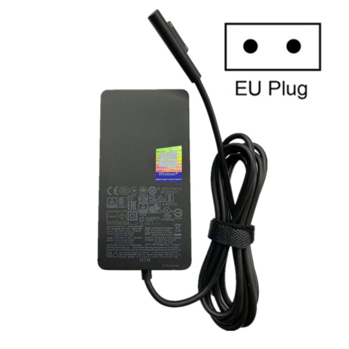 Lisslune | For Microsoft Surface Book 3 1932 127W 15V 8A AC Adapter Charger, The plug specification: EU plug