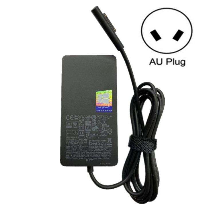 Lisslune | For Microsoft Surface Book 3 1932 127W 15V 8A AC Adapter Charger, The plug specification: AU Plug