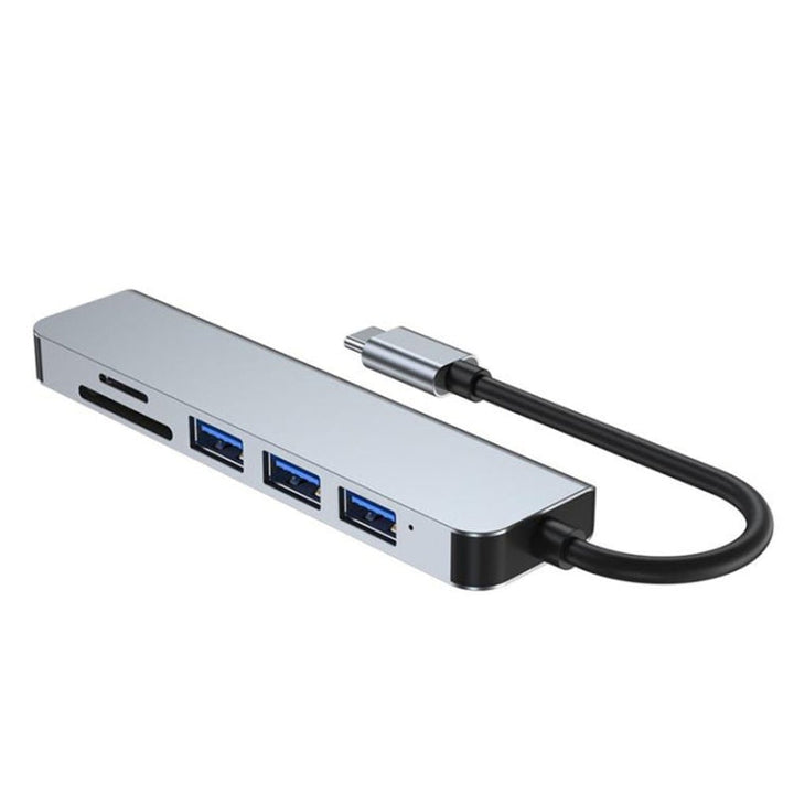 Lisslune | 6 in 1 Type C to 3 x USB ports + SD/TF + HDMI docking station