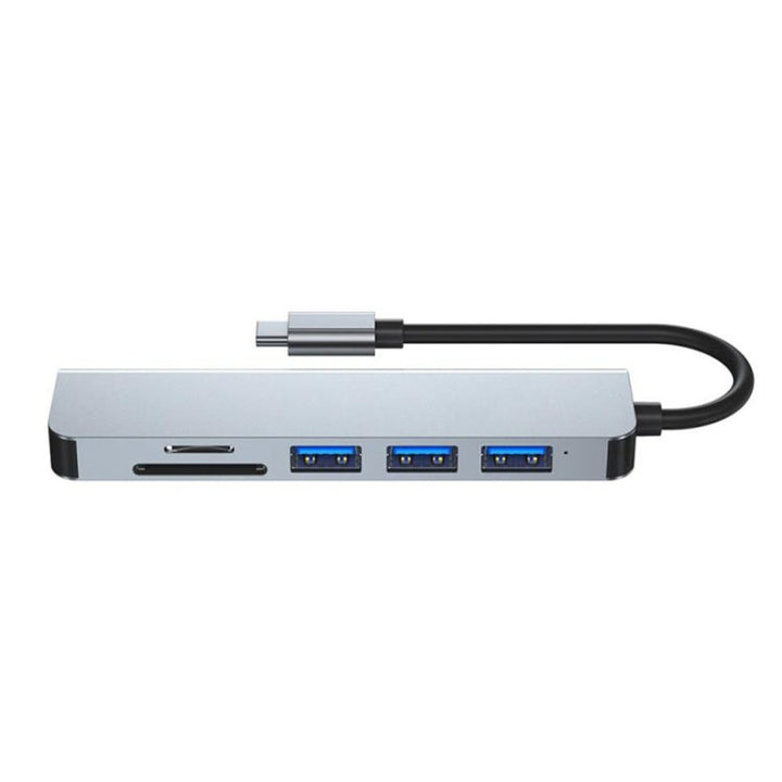 Lisslune | 6 in 1 Type C to 3 x USB ports + SD/TF + HDMI docking station
