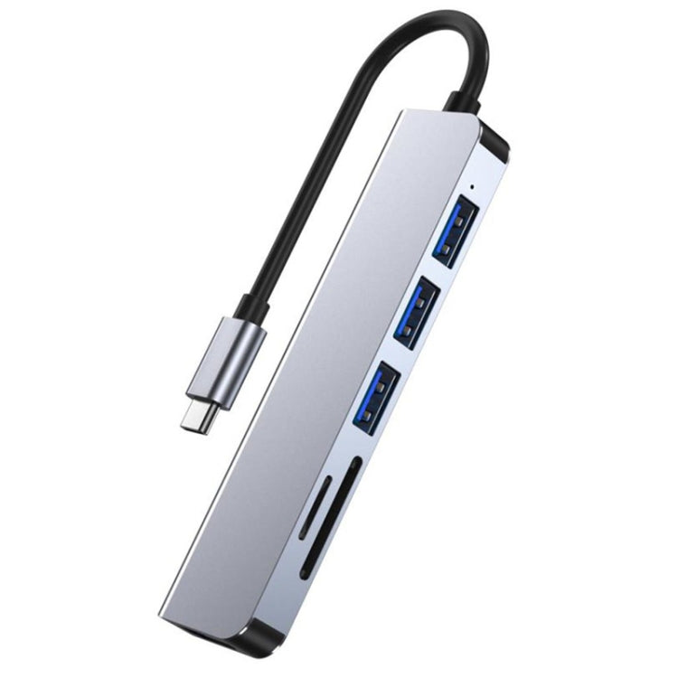 Lisslune | 6 in 1 Type C to 3 x USB ports + SD/TF + HDMI docking station