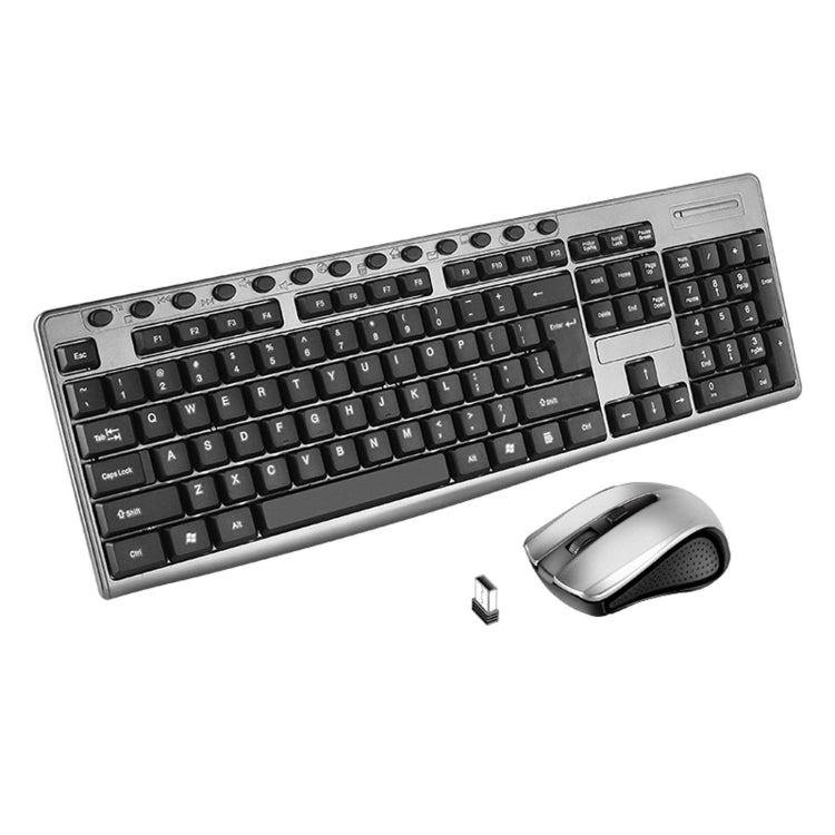 Lisslune | KB6600 104 Keys 2.4G Wireless Keyboard and Mouse Set