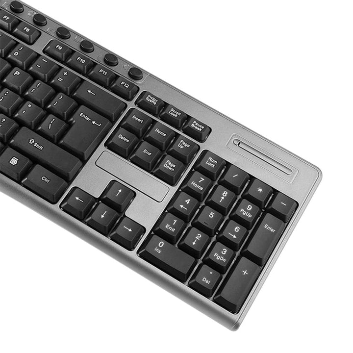 Lisslune | KB6600 104 Keys 2.4G Wireless Keyboard and Mouse Set