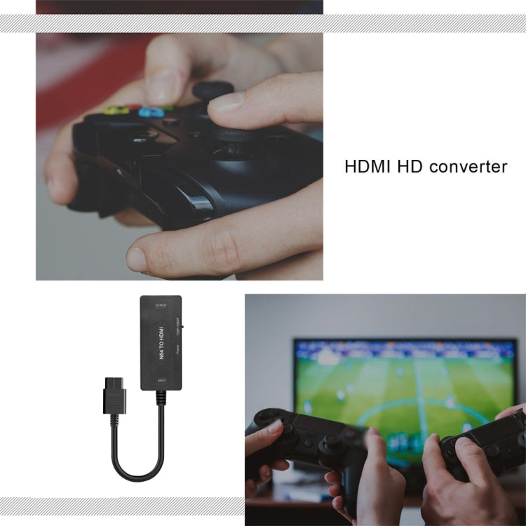 Lisslune | 1080P N64 to HDMI Digital-Analog Converter Video Cable Adapter
