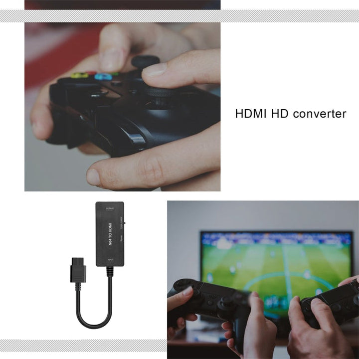 Lisslune | 1080P N64 to HDMI Digital-Analog Converter Video Cable Adapter