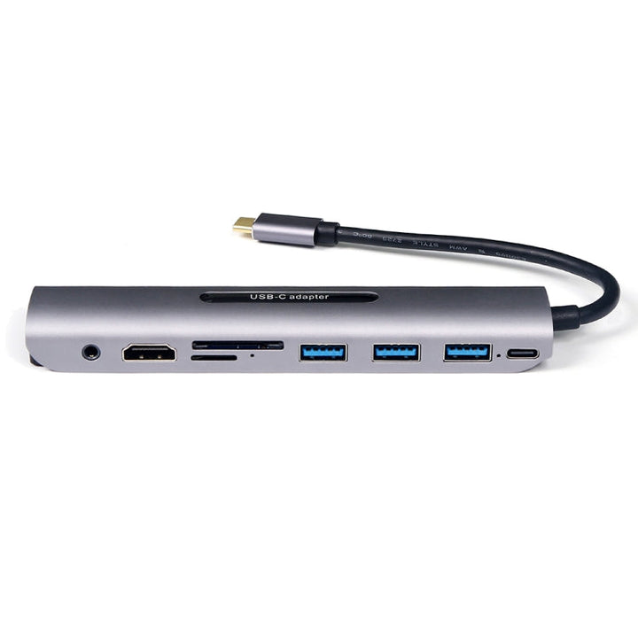 Lisslune | V161B 9-in-1 Type-C to HD / VGA / USB3.0 / SD / 3.5mm Audio / TF-Card Reader HUB