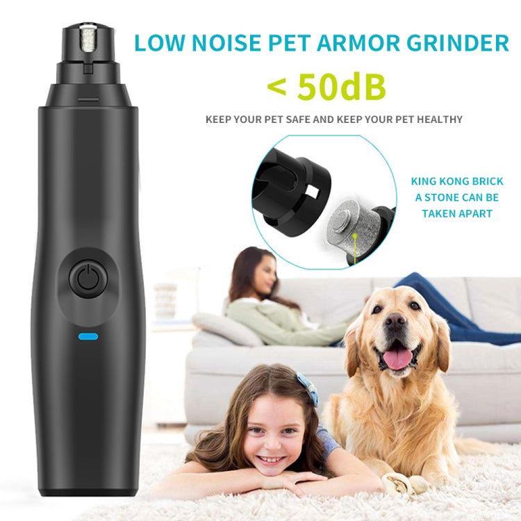 Electric Dog Cat Nail Polisher Portable Nail Clipper File Set Pet Paw Tools
