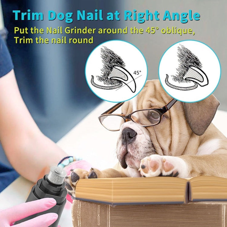 Electric Dog Nail Grinder USB Rechargeable Pet-friendly Nail Clipper