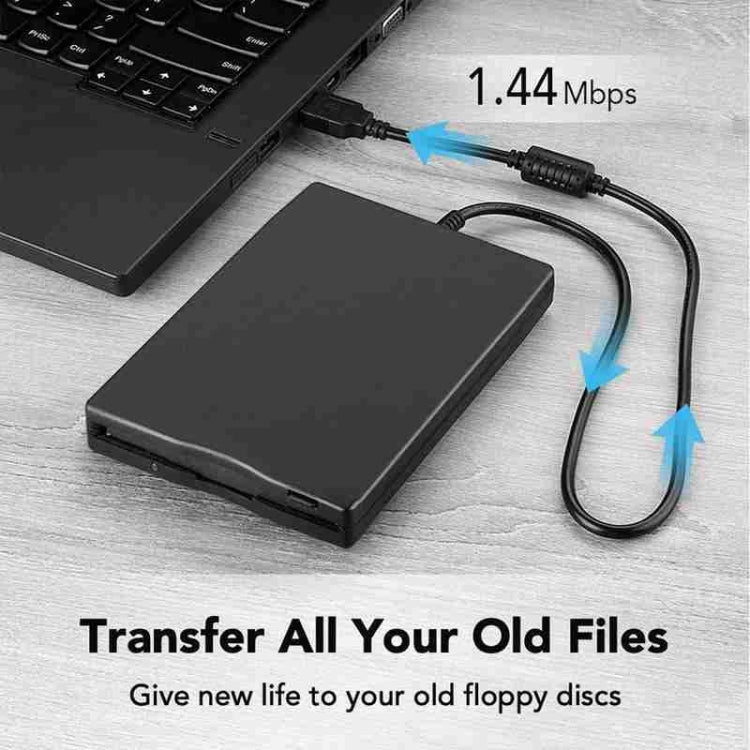 Lisslune | 3.5 inch portable floppy disk drive 1.44MB external FDD device