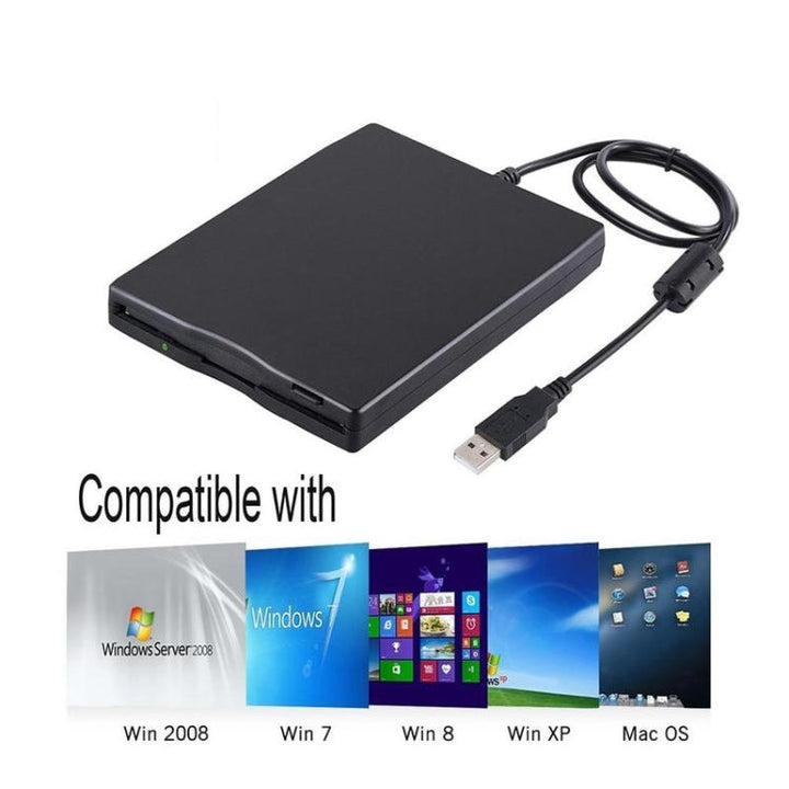 Lisslune | 3.5 inch portable floppy disk drive 1.44MB external FDD device