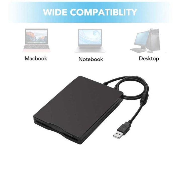 Lisslune | 3.5 inch portable floppy disk drive 1.44MB external FDD device