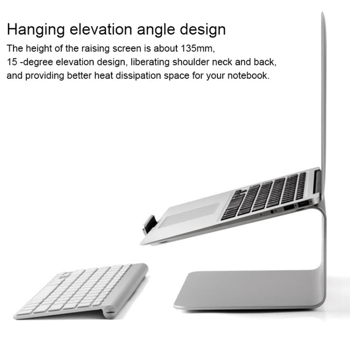 Lisslune | AP-2 Aluminum alloy 360-degree adjustability adjustable laptop stand for 11-17 inch notebook