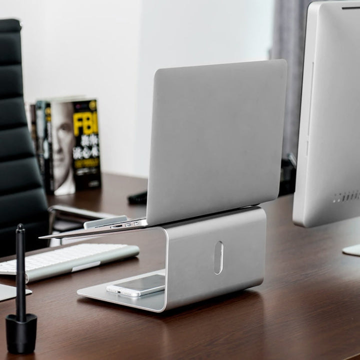 Lisslune | AP-2 Aluminum alloy 360-degree adjustability adjustable laptop stand for 11-17 inch notebook