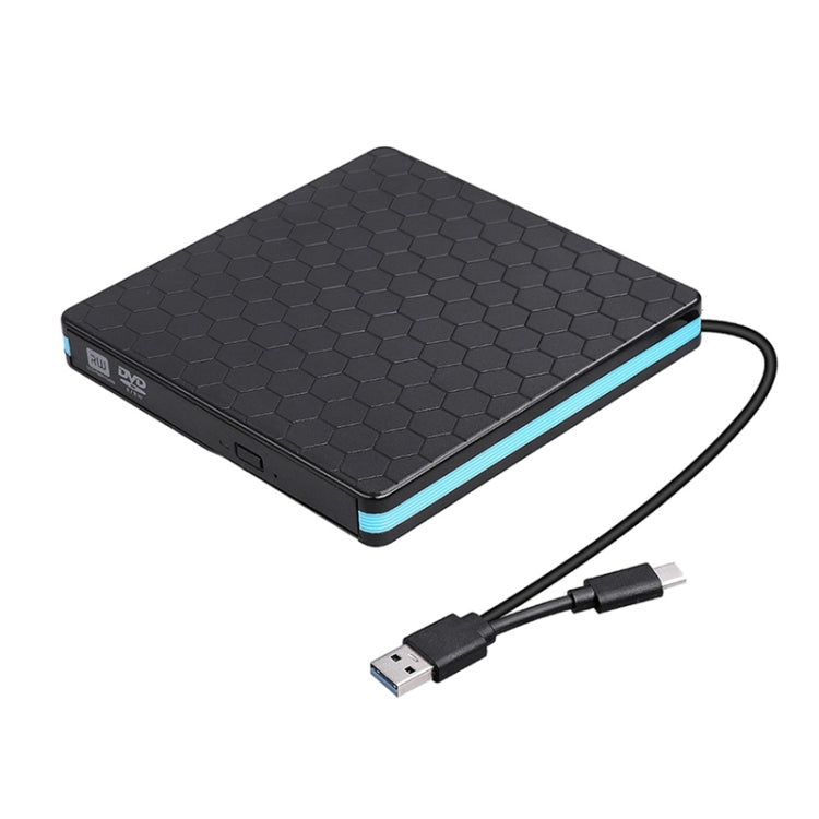 Lisslune | Universal Optical Drive Typ-C USB 3.0 External DVD/CD/VCD Burner RW SVCD Drive Player