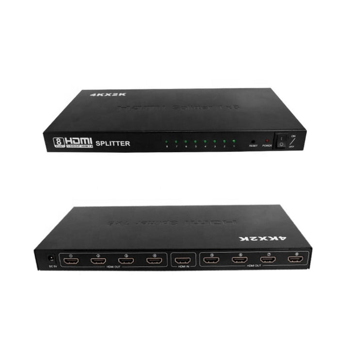 Lisslune | 1 x 8 4K x 2K 3840*2160/30HZ HDMI Splitter