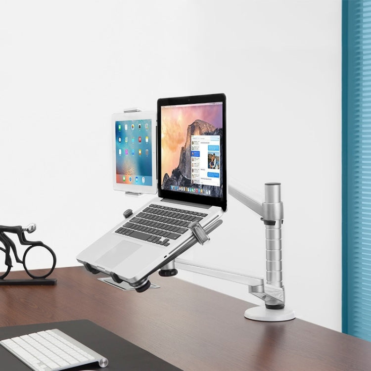 Lisslune | OA-9X Height Adjustable Rotating Stand for 10-16 Inch Laptops and 4.7-12.9 Inch Tablet PCs