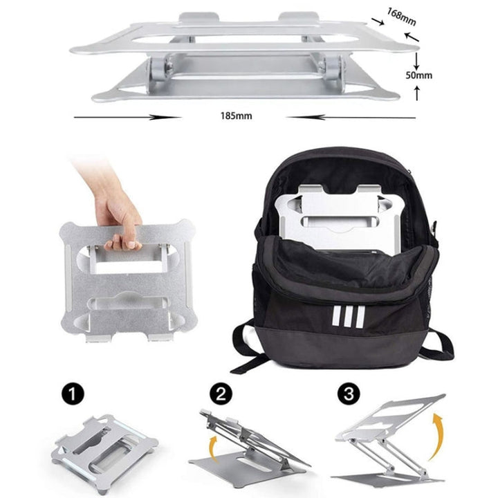 Lisslune | Z12 Portable Folding Laptop Table Stand