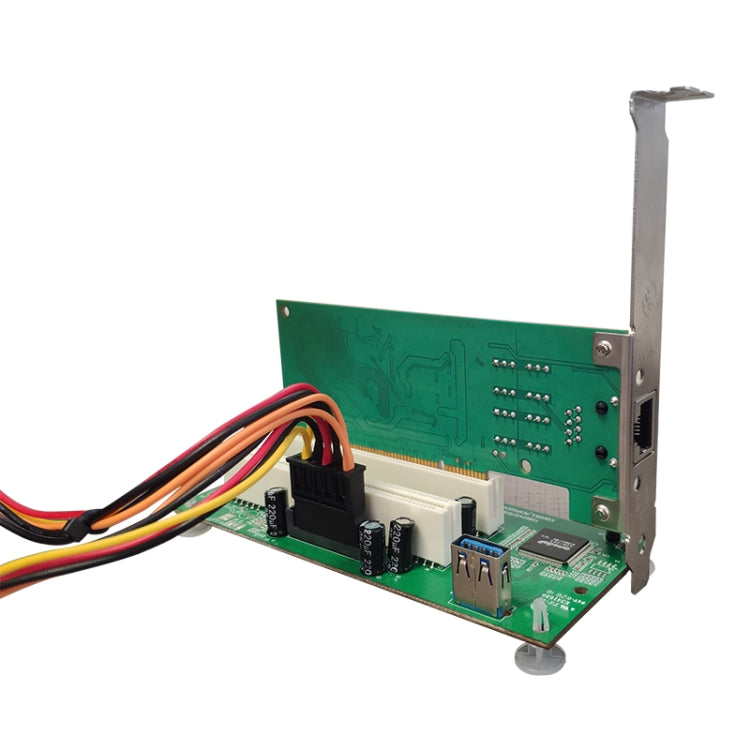 Lisslune | PCIe to Dual PCI Slot Adapter Card USB 3.0 Expansion Card