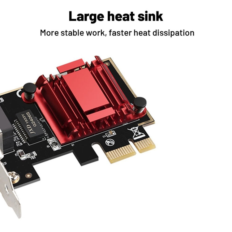 Lisslune | Gigabit Network Card without Hard Drive PCIe High Speed Stable Connect Network Adapter