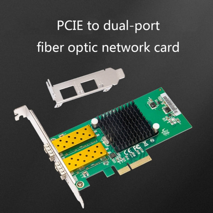 Lisslune | 1000Mbps Ethernet PCIE to Dual Ports Fiber Network Card