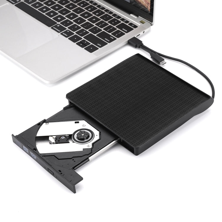 Lisslune | USB 3.0 Type-C Slim optical drive external DVD ROM RW CD writer for desktop laptop PC