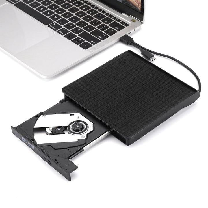 Lisslune | USB 3.0 Type-C Slim optical drive external DVD ROM RW CD writer for desktop laptop PC