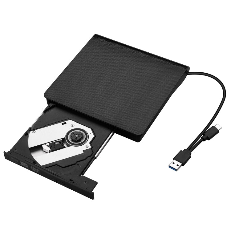 Lisslune | USB 3.0 Type-C Slim optical drive external DVD ROM RW CD writer for desktop laptop PC