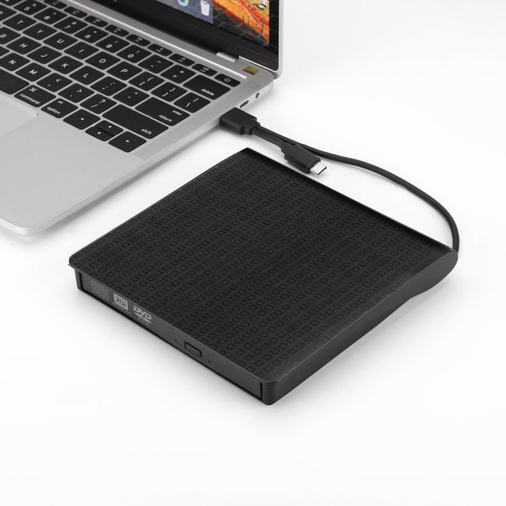 Lisslune | USB 3.0 Type-C Slim optical drive external DVD ROM RW CD writer for desktop laptop PC