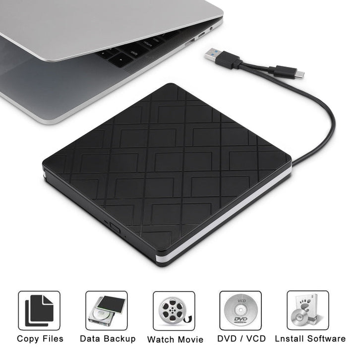 Lisslune | Type-C DVD Burner External optical drive