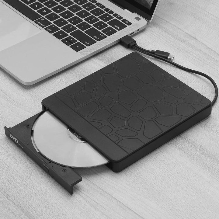 Lisslune | Multifunctional external DVD drive USB3.0 CD DVD +/-RW burner with SD slot
