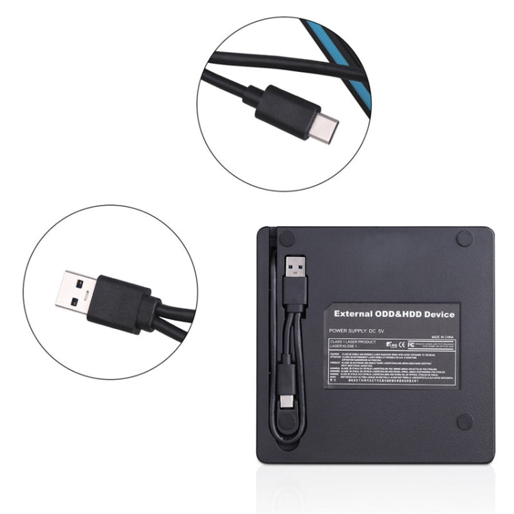 Lisslune | Type-C Portable External CD Drive Optical Drive