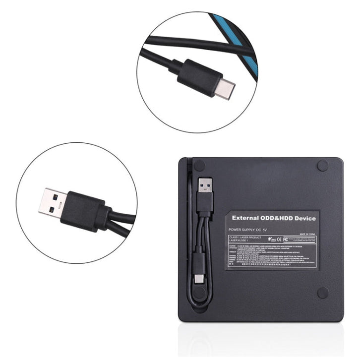 Lisslune | Type-C Portable External CD Drive Optical Drive