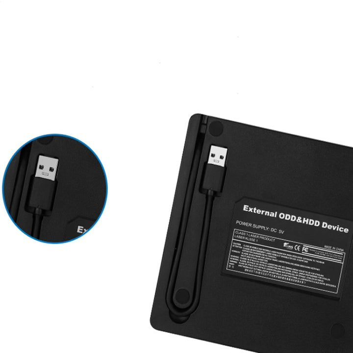 Lisslune | External DVD Drive USB 3.0 CD/DVD+/-RW Drive/DVD Player CD ROM Burner