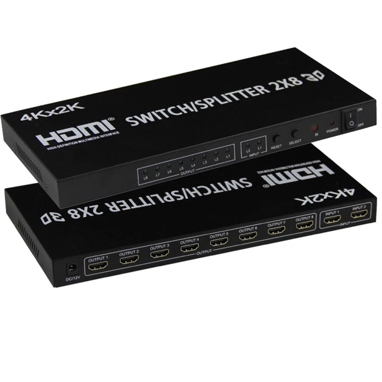 Lisslune | HDMI 2-in-8 Full HD 4K x 2K Video Switch