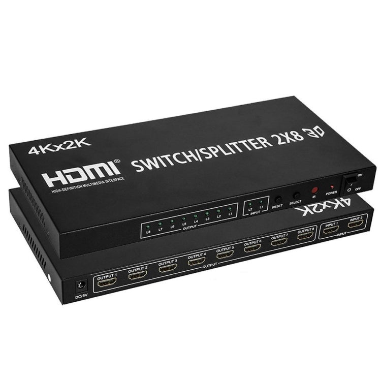 Lisslune | HDMI 2-in-8 Full HD 4K x 2K Video Switch