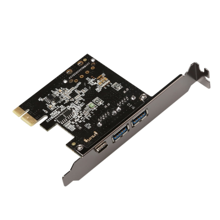 Lisslune | USB 3.1 Type-C PCIe to Type-C and Type A 3.0 Expansion Card USB PCI Express Riser Card