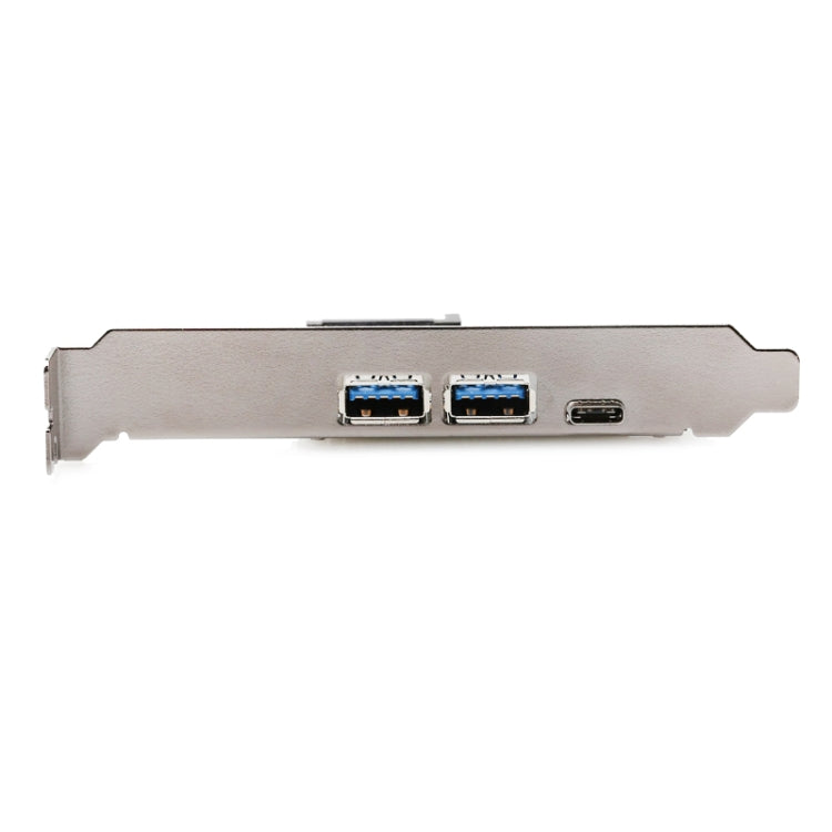 Lisslune | USB 3.1 Type-C PCIe to Type-C and Type A 3.0 Expansion Card USB PCI Express Riser Card