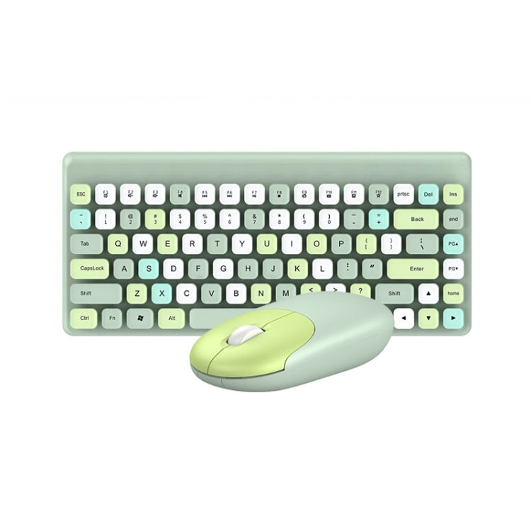 Lisslune | QW02 Wireless Keyboard Mouse Set (Green)