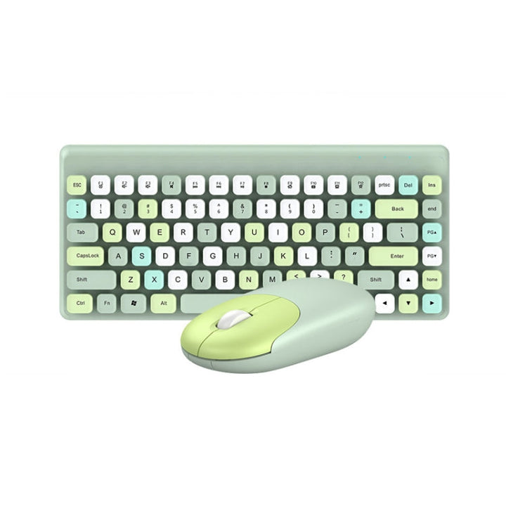 Lisslune | QW02 Wireless Keyboard Mouse Set (Green)