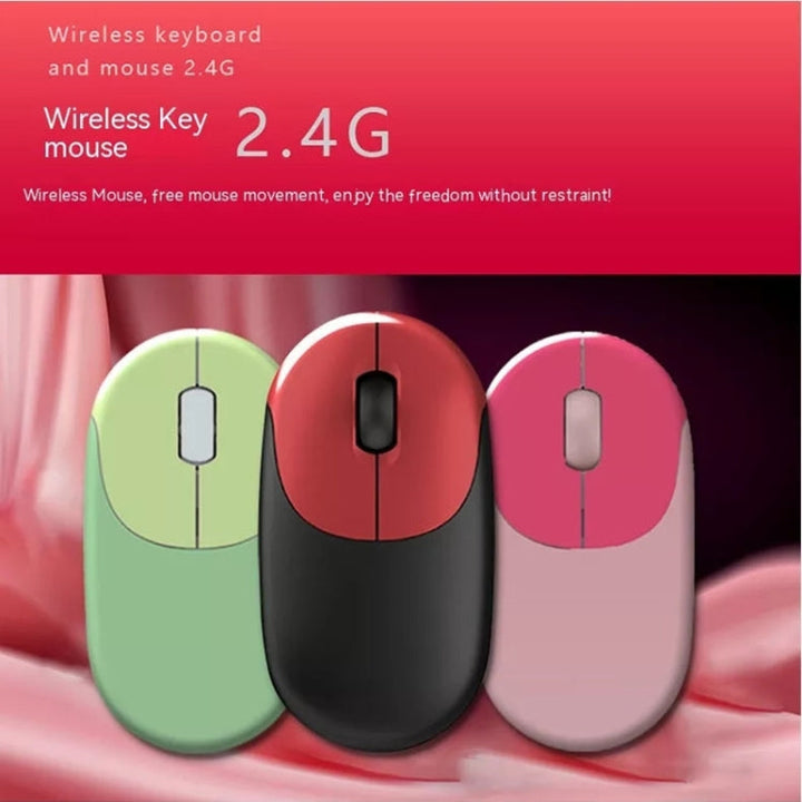 Lisslune | QW02 Wireless Keyboard Mouse Set (Green)