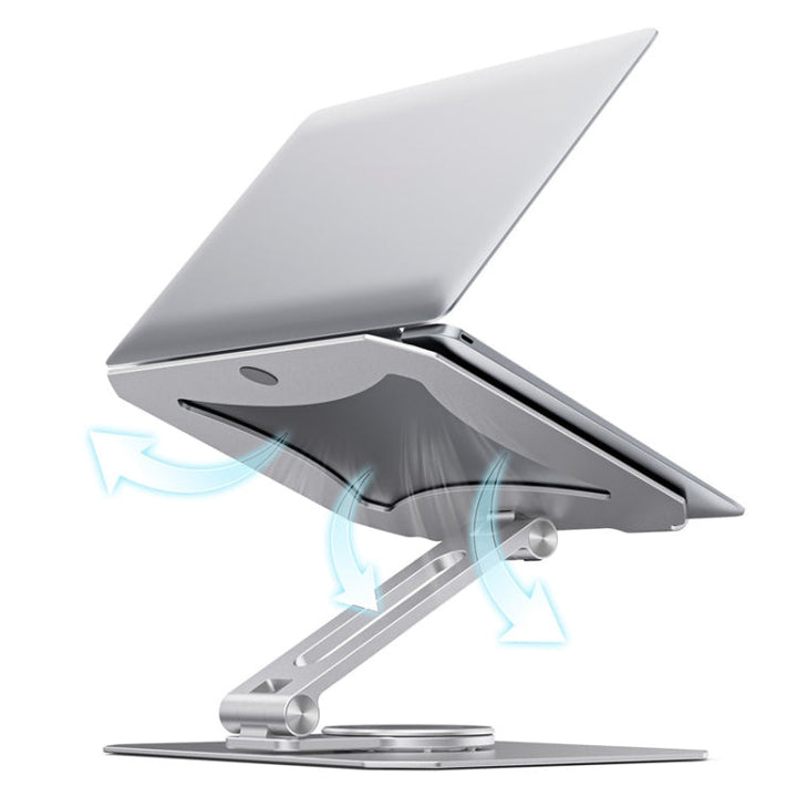 Lisslune | BONERUY L02 Laptop Stand 360 Degree Rotatable Dissipates Heat Aluminum Alloy Holder