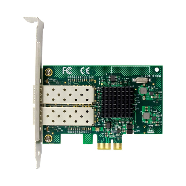 Lisslune | ST7257 PCIE X1 82576EB Dual Port SFP Ethernet Card NIC