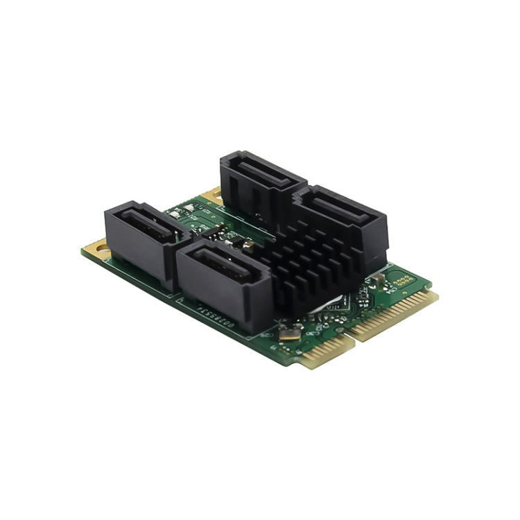 Lisslune | ST549 MINI PCI-E to 4 Ports SATA3.0 Expansion Card for Desktop