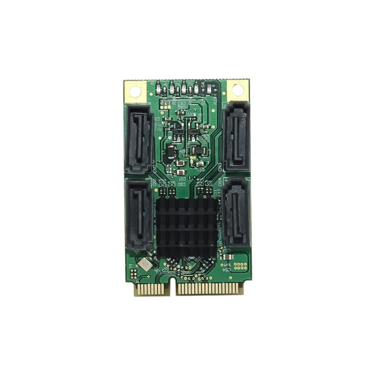 Lisslune | ST549 MINI PCI-E to 4 Ports SATA3.0 Expansion Card for Desktop