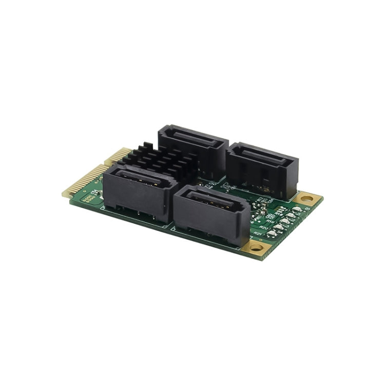 Lisslune | ST549 MINI PCI-E to 4 Ports SATA3.0 Expansion Card for Desktop