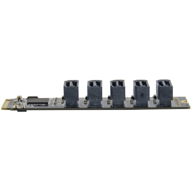 Lisslune | ST532 M.2 NGFF to 5 Ports SATA3.0 Hard Drive Expansion Card Adapter In Stock