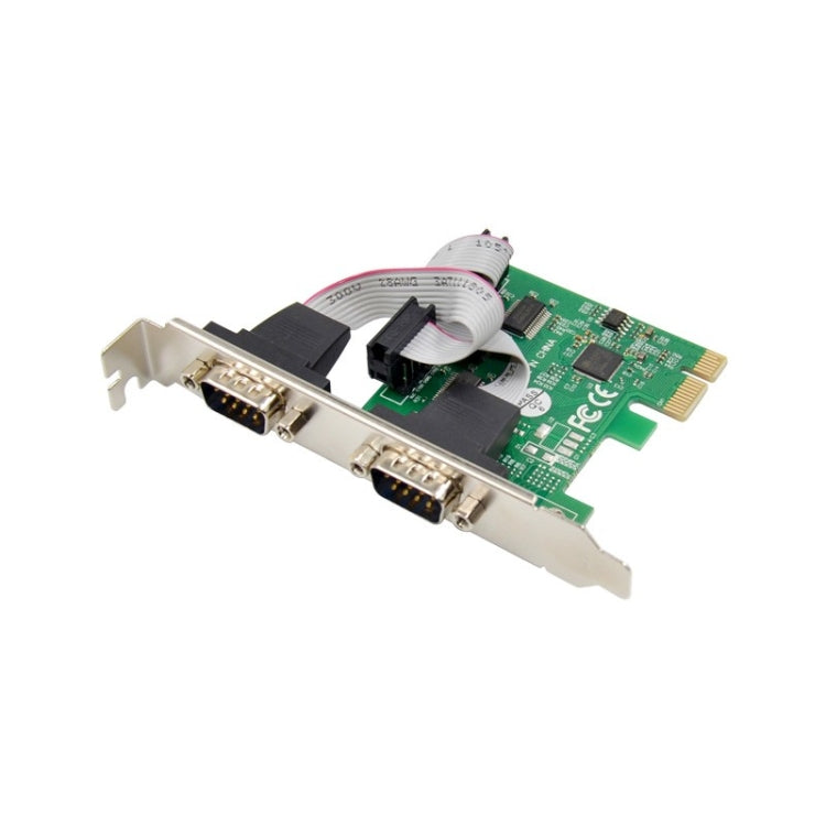 Lisslune | ST316 2 Ports RS232 to PCIE Converter Card AX99100 Chipset