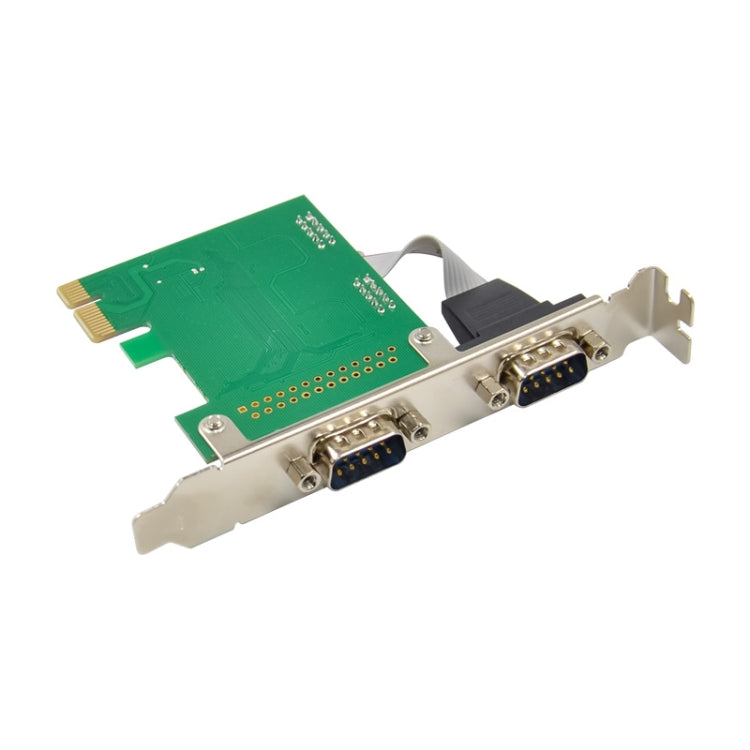 Lisslune | ST316 2 Ports RS232 to PCIE Converter Card AX99100 Chipset
